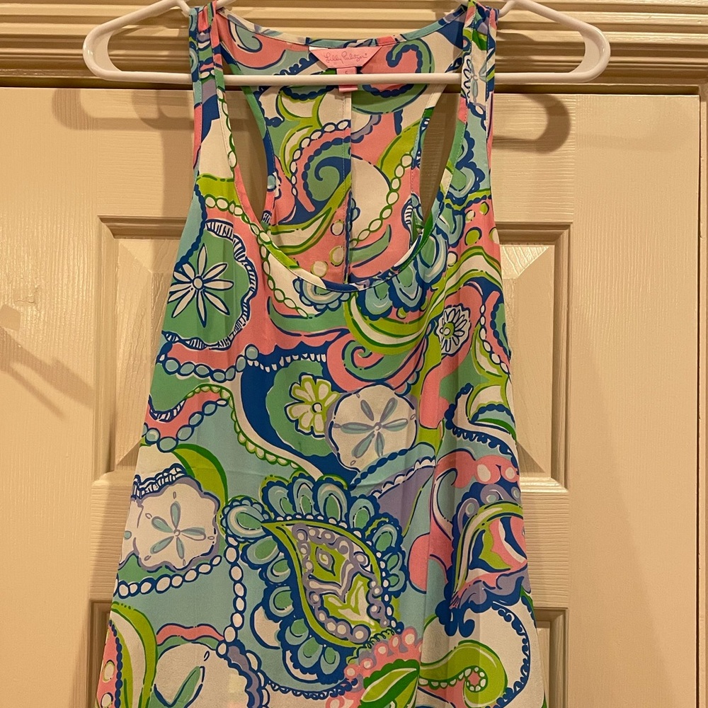 Lilly Pulitzer silk tank